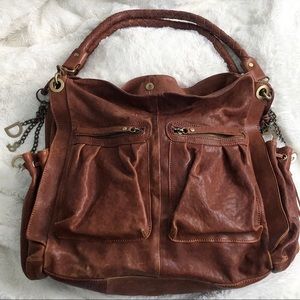 Dolce & Gabbana brown leather bag. BARELY used.